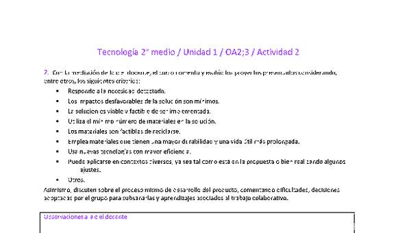 EduTec 2 medio-Unidad 1-OA2;3-Actividad 2 EduTec 2 medio-Unidad 1-OA2;3-Actividad 2