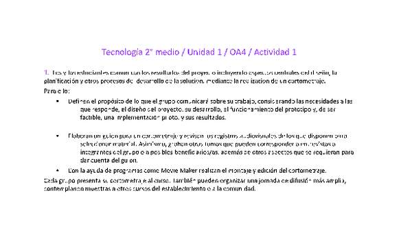 EduTec 2 medio-Unidad 1-OA4-Actividad 1 EduTec 2 medio-Unidad 1-OA4-Actividad 1