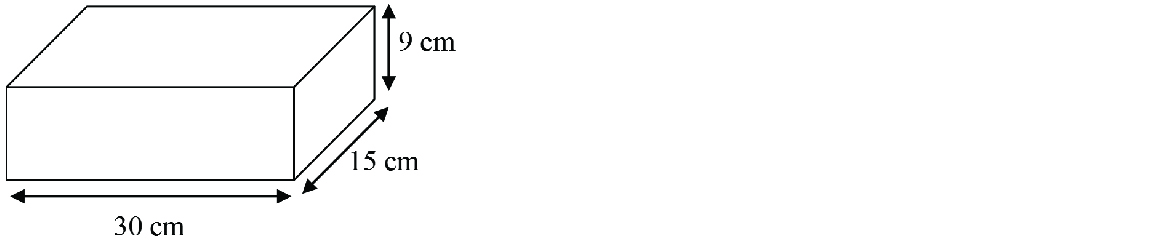 Enunciado volumen de un paralelepipiedo Enunciado volumen de un paralelepipiedo