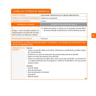 Edición de un documento Edición de un documento