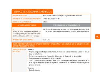 Edición de un documento Edición de un documento