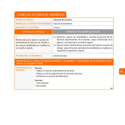 Tipos de reclutamiento Tipos de reclutamiento