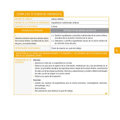 Ingredientes tradicionales chilenos Ingredientes tradicionales chilenos