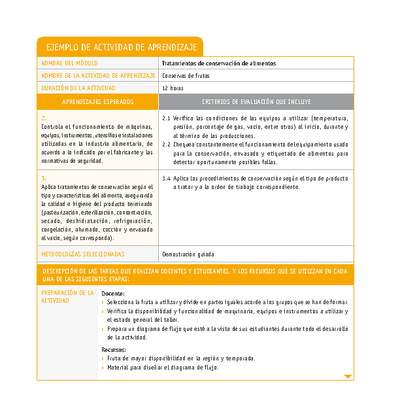 Conservas de frutas Conservas de frutas