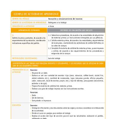 Bodeguero a tu bodega Bodeguero a tu bodega