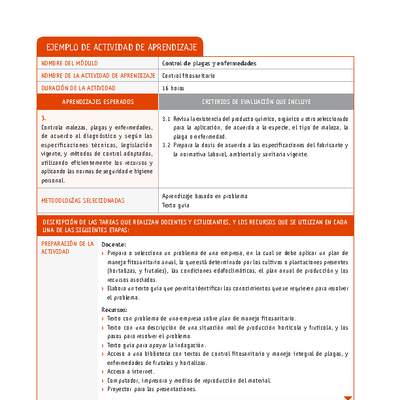 Control fitosanitario Control fitosanitario