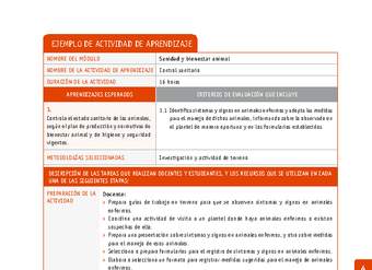 Control sanitario Control sanitario