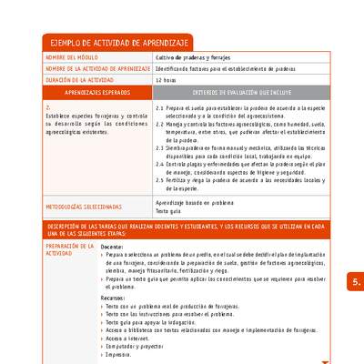 Identificando factores para el establecimiento de praderas Identificando factores para el establecimiento de praderas