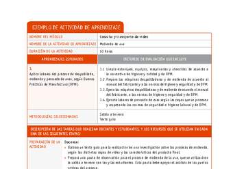 Molienda de uva Molienda de uva