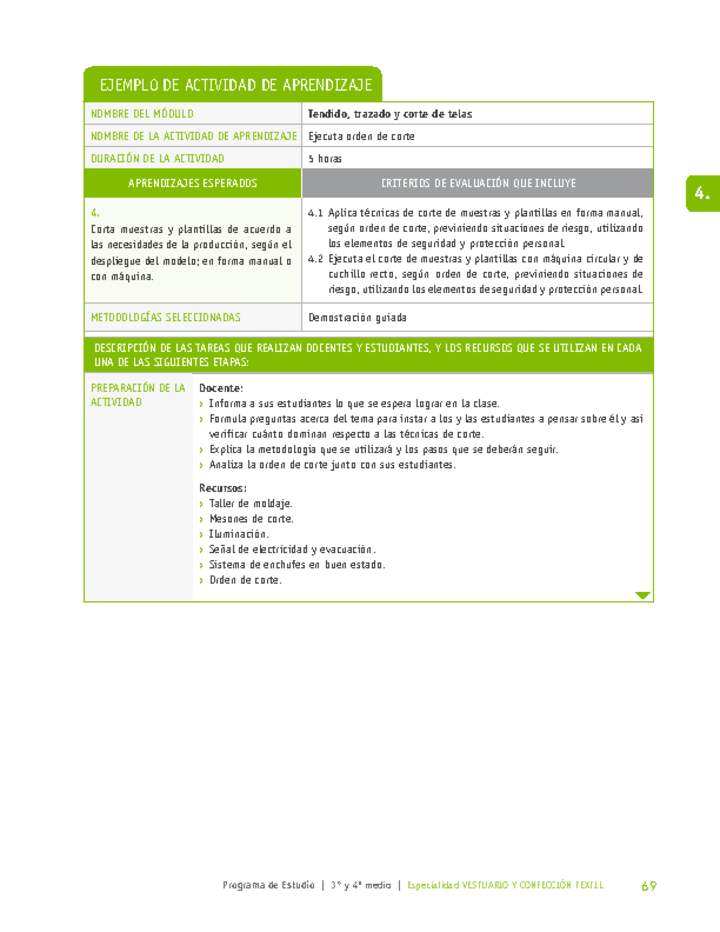 Ejecuta orden de corte Ejecuta orden de corte