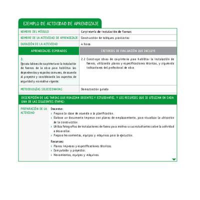 Construcción de tabiques provisorios Construcción de tabiques provisorios