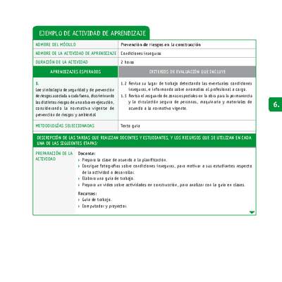 Condiciones inseguras Condiciones inseguras