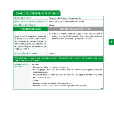 Plan de seguridad en una obra de construcción Plan de seguridad en una obra de construcción