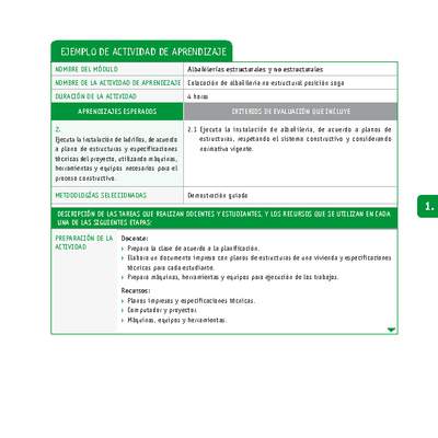 Colocación de albañilería no estructural posición soga Colocación de albañilería no estructural posición soga