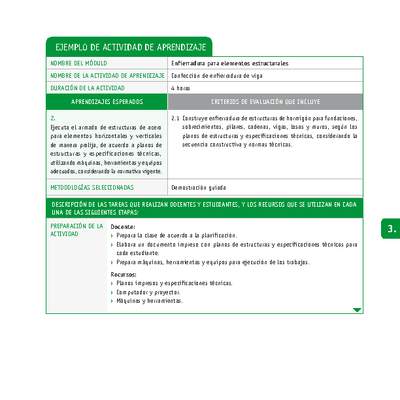 Confección de enfierradura de viga Confección de enfierradura de viga