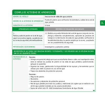 Prueba de presión para verificación hermeticidad y calidad de la red de agua potable Prueba de presión para verificación hermeticidad y calidad de la red de agua potable