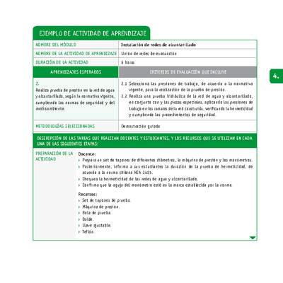 Unión de redes de evacuación Unión de redes de evacuación