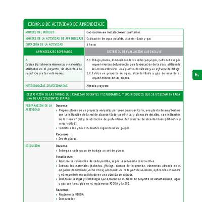 Cubicación de agua potable, alcantarillado y gas Cubicación de agua potable, alcantarillado y gas