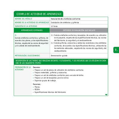 Instalación de artefactos y griferías Instalación de artefactos y griferías