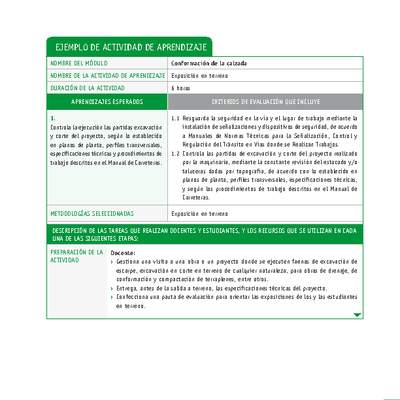 Exposición en terreno Exposición en terreno