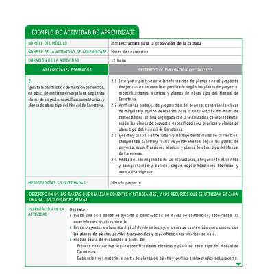 Muros de contención Muros de contención