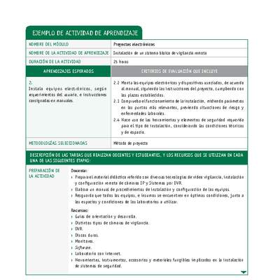 Instalación de un sistema básico de vigilancia remota Instalación de un sistema básico de vigilancia remota
