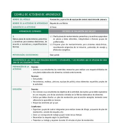 Maqueta de una fábrica Maqueta de una fábrica