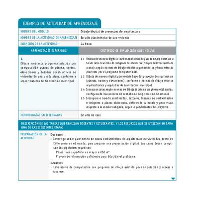 Estudio planimétrico de una vivienda Estudio planimétrico de una vivienda