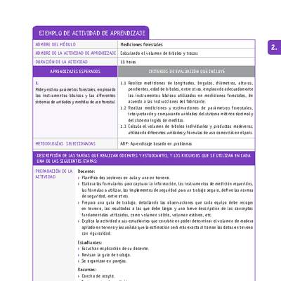 Calculando el volumen de árboles y trozas Calculando el volumen de árboles y trozas