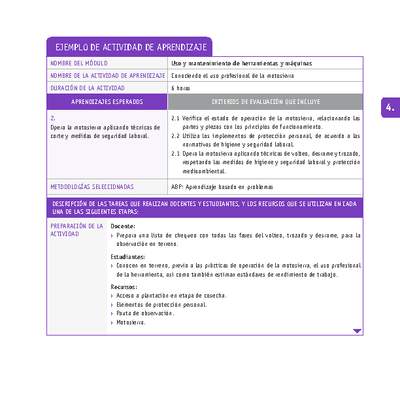 Conociendo el uso profesional de la motosierra Conociendo el uso profesional de la motosierra