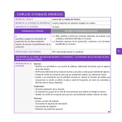 Control y despacho de camiones cargados con madera Control y despacho de camiones cargados con madera