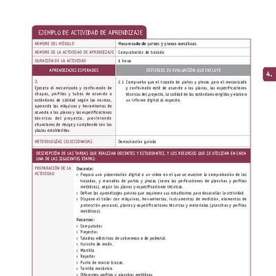 Comprobación de trazado Comprobación de trazado