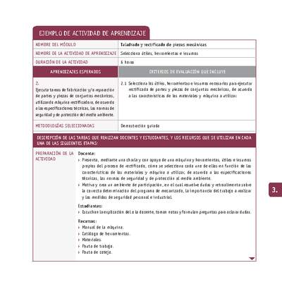 Selecciona útiles, herramientas e insumos Selecciona útiles, herramientas e insumos