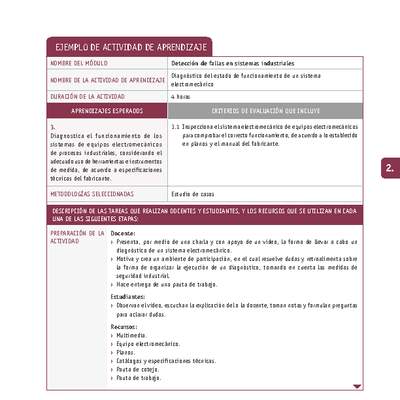 Diagnóstico del estado de funcionamiento de un sistema electromecánico Diagnóstico del estado de funcionamiento de un sistema electromecánico