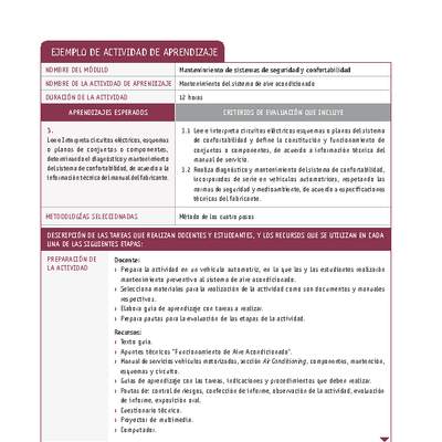 Mantenimiento del sistema de aire acondicionado Mantenimiento del sistema de aire acondicionado