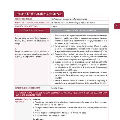 Medidas de seguridad en la manipulación de explosivos Medidas de seguridad en la manipulación de explosivos