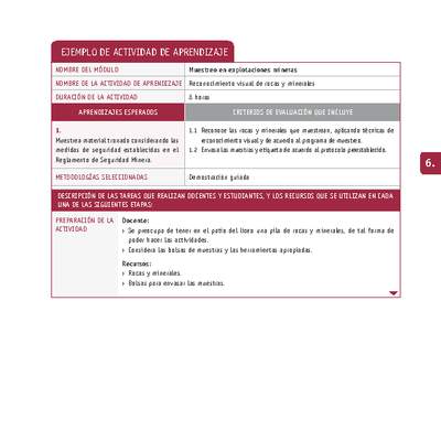 Reconocimiento visual de rocas y minerales Reconocimiento visual de rocas y minerales