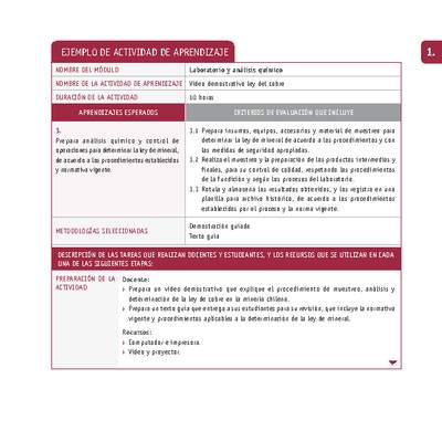 Video demostrativo ley del cobre Video demostrativo ley del cobre