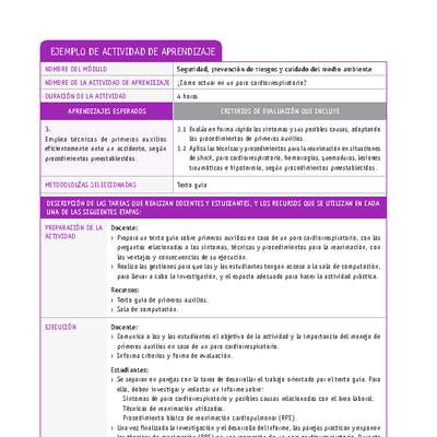 ¿Cómo actuar en un paro cardiorrespiratorio? ¿Cómo actuar en un paro cardiorrespiratorio?