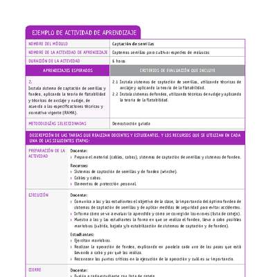 Captemos semillas para cultivar especies de moluscos Captemos semillas para cultivar especies de moluscos