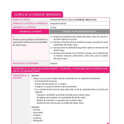 Integración familiar Integración familiar