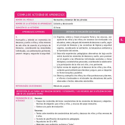 Soñando y descansando Soñando y descansando