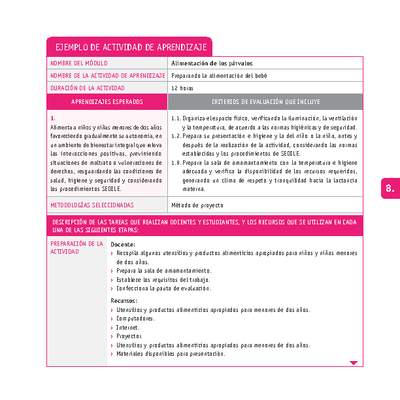 Preparando la alimentación del bebé Preparando la alimentación del bebé