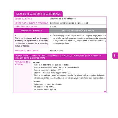Creación de página web simple con prueba local Creación de página web simple con prueba local