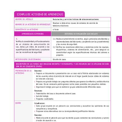 Resolver o determinar causas de reclamos de servicio de telecomunicaciones Resolver o determinar causas de reclamos de servicio de telecomunicaciones