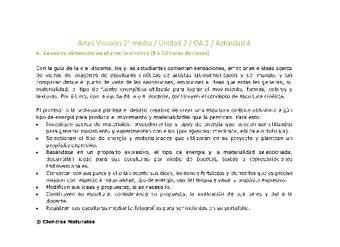 Artes Visuales 2 medio-Unidad 2-OA2-Actividad 4 Artes Visuales 2 medio-Unidad 2-OA2-Actividad 4