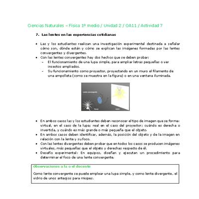 Ciencias Naturales 1 medio-Unidad 2-OA11-Actividad 7 Ciencias Naturales 1 medio-Unidad 2-OA11-Actividad 7