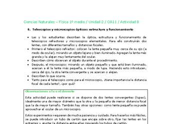 Ciencias Naturales 1 medio-Unidad 2-OA11-Actividad 8
