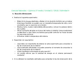 Ciencias Naturales 1 medio-Unidad 2-OA18-Actividad 4 Ciencias Naturales 1 medio-Unidad 2-OA18-Actividad 4