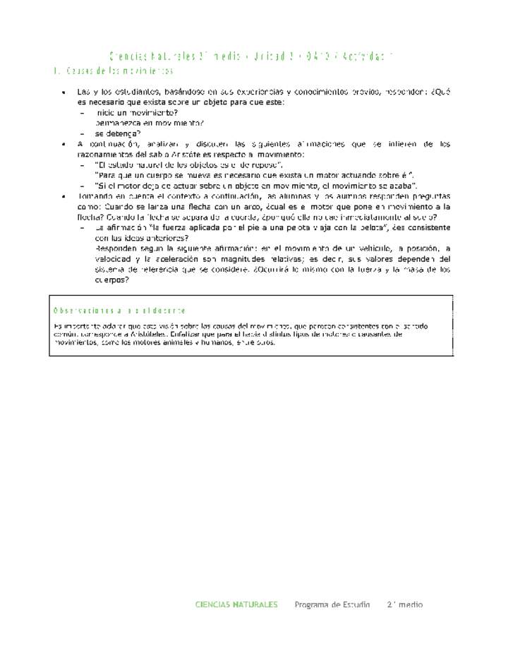 Ciencias Naturales 2 medio-Unidad 2-OA10-Actividad 1 Ciencias Naturales 2 medio-Unidad 2-OA10-Actividad 1